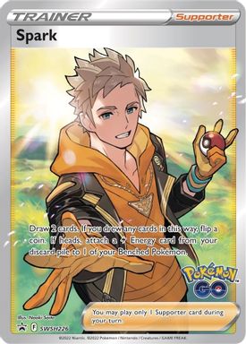 Spark — Pokemon Go Special Collection-Team Instinct Full Art card image