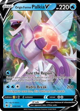 Origin Forme Palkia V card image