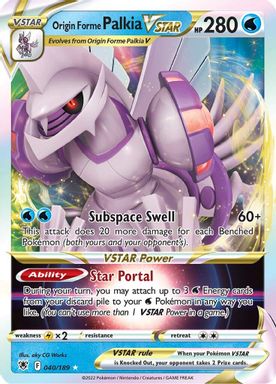 Origin Forme Palkia Vstar card image