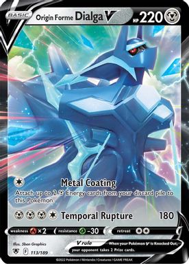 Origin Forme Dialga V card image