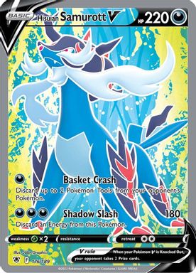 Hisuian Samurott V — Full Art card image