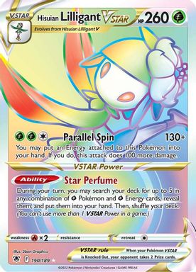 Hisuian Lilligant Vstar — Secret Full Art card image