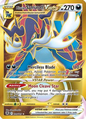 Hisuian Samurott Vstar — Secret Full Art card image