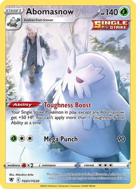 Abomasnow — Full Art card image