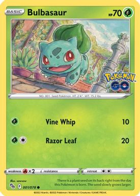 Bulbasaur-Reverse Foil card image