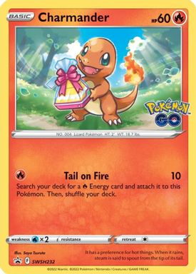 Charmander-Holo — Pokemon Go Pin Collection-Charmander card image