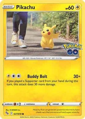 Pikachu card image