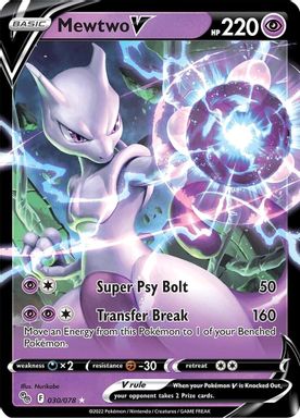 Mewtwo V card image