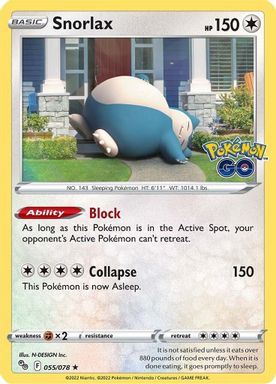 Snorlax-Holo card image