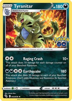 Tyranitar-Reverse Foil card image