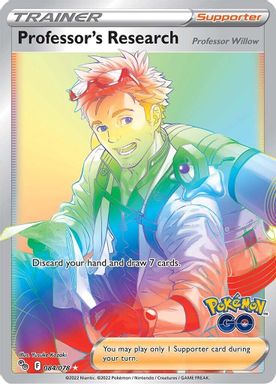 Professor's Research — Secret Full Art card image