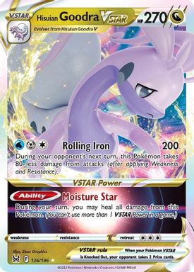 Hisuian Goodra Vstar card image