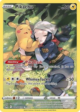 Pikachu — Full Art card image