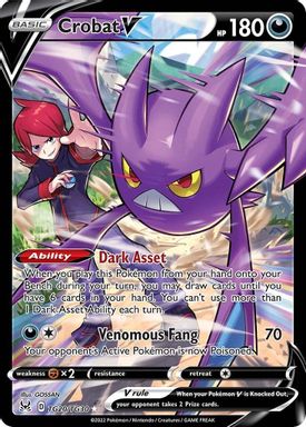 Crobat V — Full Art card image