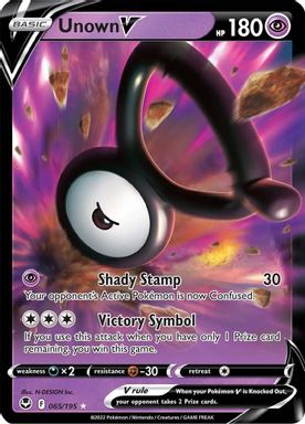 Unown V card image