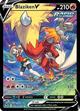 Blaziken V — Full Art card image