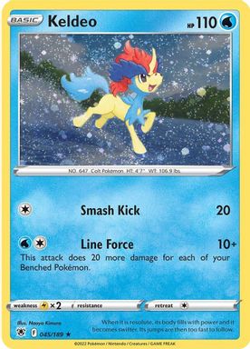 Keldeo-Holo — Virizion V Box card image