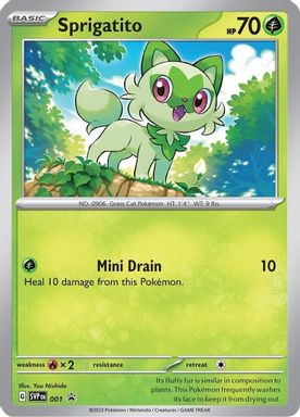 Sprigatito — Paldea Collection card image