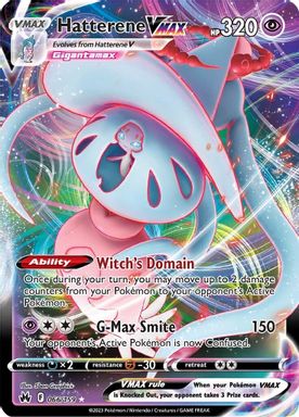 Hatterene Vmax — Full Art card image