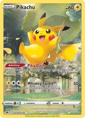 Pikachu — Full Art card image