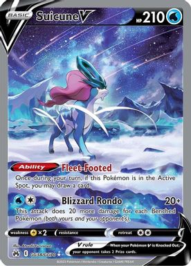 Suicune V — Full Art card image