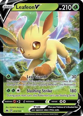 Leafeon V card image