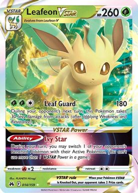 Leafeon Vstar card image