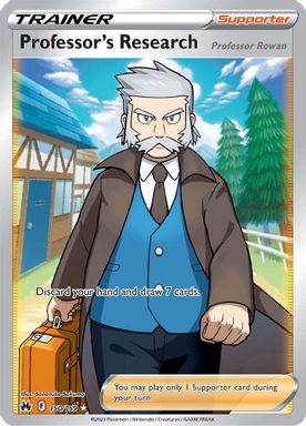 Professor's Research — Full Art card image
