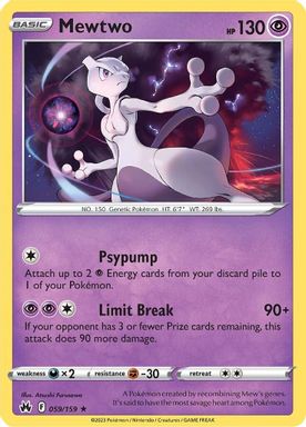 Mewtwo-Reverse Foil card image