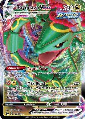 Rayquaza Vmax — Full Art card image