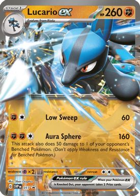 Lucario EX — Scarlet & Violet EX Battle Deck-Lucario card image