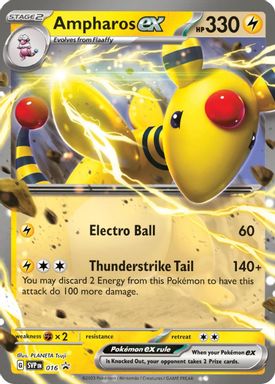 Ampharos EX — Scarlet & Violet EX Battle Deck-Ampharos card image