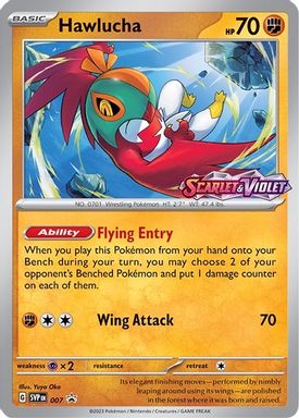 Hawlucha — Scarlet & Violet Prerelease-Staff card image