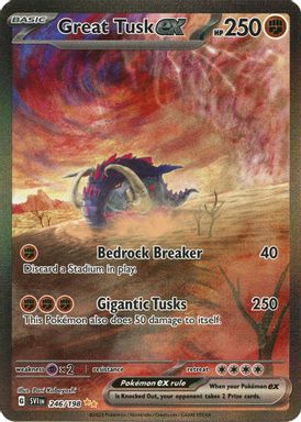 Great Tusk EX — Special Illustration Rare card image