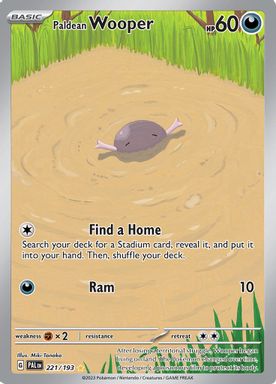 Paldean Wooper — Illustration Rare card image