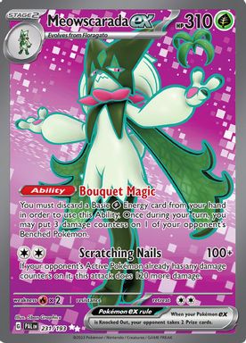 Meowscarada EX — Ultra Rare card image
