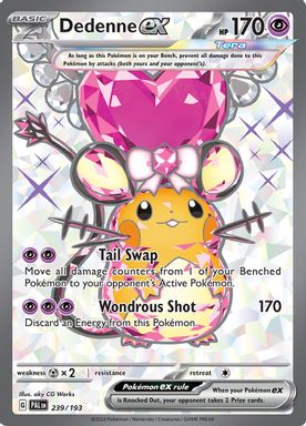 Dedenne EX — Ultra Rare card image