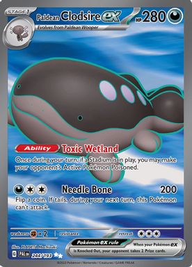 Paldean Clodsire EX — Ultra Rare card image