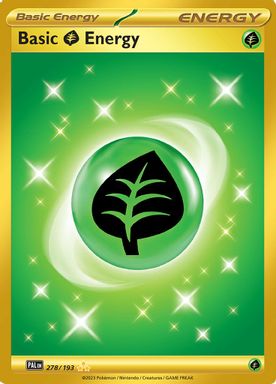 Basic Grass Energy — Hyper Rare card image