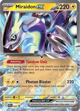 Miraidon EX — Paldea Legends Tin card image