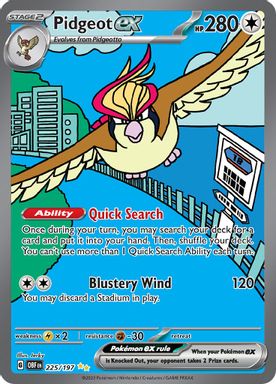 Pidgeot EX — Special Illustration Rare card image