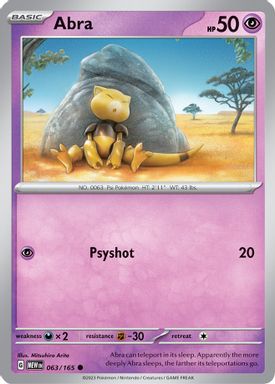 Abra — Reverse Holo card image