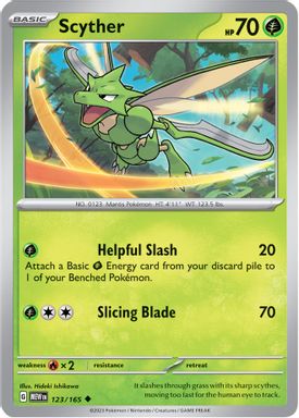 Scyther — Reverse Holo card image