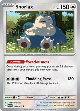 Snorlax card image