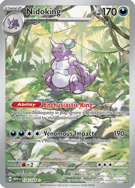 Nidoking — Illustration Rare card image