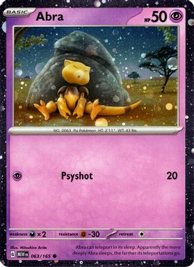 Abra — Alakazam EX Box card image