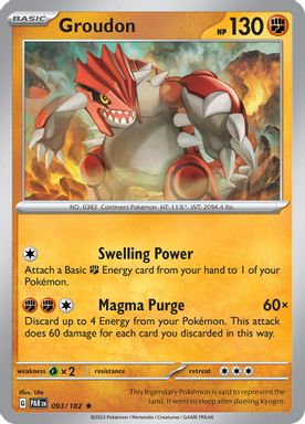 Groudon card image