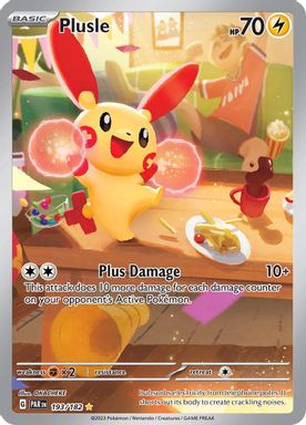 Plusle — Illustration Rare card image