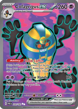 Cofagrigus EX — Ultra Rare card image
