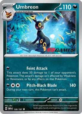 Umbreon — EB Games Exclusive card image